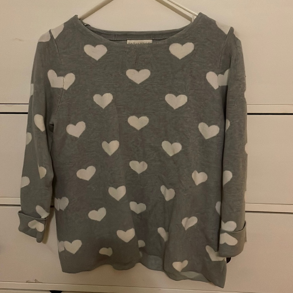 Cynthia Rowley heart sweater